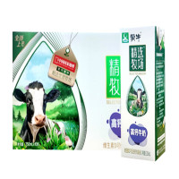 蒙牛(Arla)精选牧场高钙牛奶全脂调制乳利乐苗条装250ml×10盒
