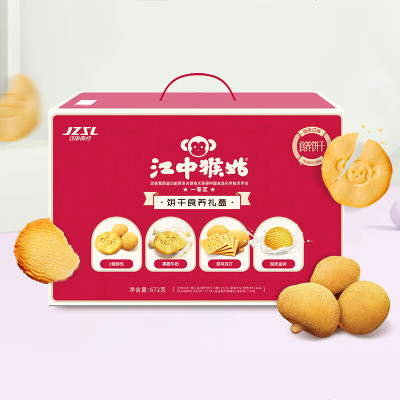 江中猴姑672g苏打酥性饼干