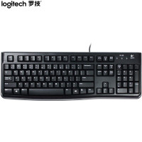 罗技(Logitech)K120 键盘 有线键盘 办公键盘 全尺寸 黑色U口