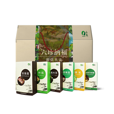 福临门中粮山萃“六珍纳福”菌菇礼盒350g