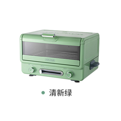 摩飞电器(Morphyrichards)小魔箱电烤箱家用小型烘焙煎烤一体多功能锅台烧烤式机烤箱 MR8800清新绿