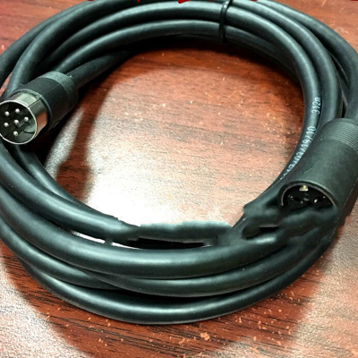 雷蒙六芯 6针麦克风线 手拉手数字会议连接 话筒延长线 黑色 30M