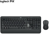 罗技 MK540 企业级无线键鼠套装 电脑办公键盘鼠标套装 笔记本台式通用 舒适掌托带无线2.4G接收器 黑色