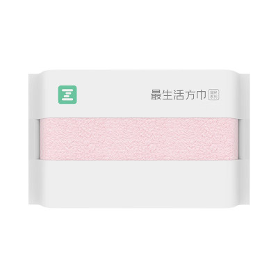 最生活(a-life)方巾·国民系列 新疆长绒棉吸水加厚小毛巾 A-1184 粉色