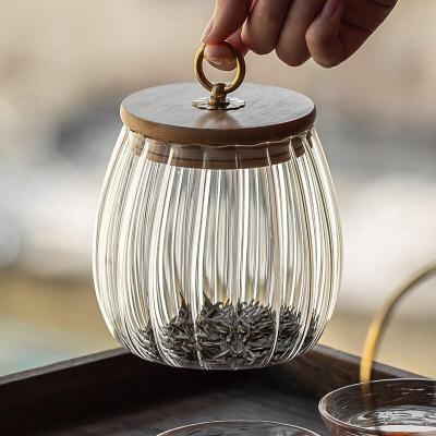 圆形玻璃茶叶罐 容量:701-800ml茶叶罐 (个)