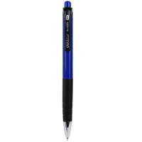 得力 6505 按动圆珠笔 中油笔/ 原子笔0.7mm 12支/盒 深蓝色