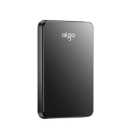 爱国者 (aigo) HD809 500GB USB3.0 移动硬盘 稳定高速传输 黑色