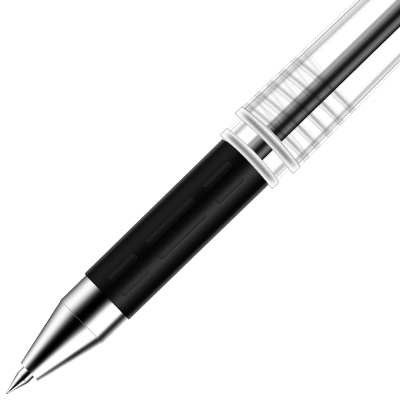得力(deli)S20中性笔签字笔水笔办公中性笔子弹头笔芯0.7mm黑色10支装