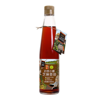 初萃 小磨芝麻香油400ml