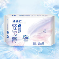 ABC甜睡夜用轻透卫生巾 K34 3片(含KMS健康配方)