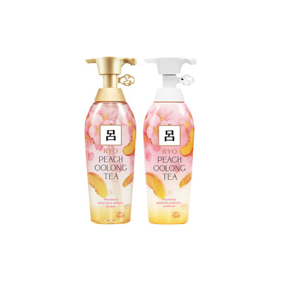 吕 蜜桃乌龙茶套装 洗发水400ml+护发素400ml