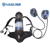海固 HG-GB-RHZKF6.8/30 单瓶他救款正压式空气呼吸器 自给开路式 气瓶6.8L 双面罩 一套