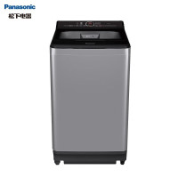 松下(Panasonic)全自动波轮洗衣机9公斤直驱变频电机老人专用一键智慧洗不弯腰设计银色 XQB90-URKTD