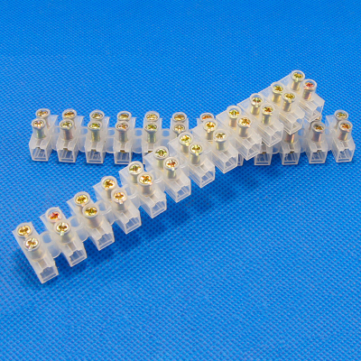 塑料接线排X3-1012 电线连接器端子台塑料接线端子排接线柱接线排100条