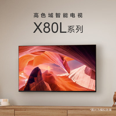 55X80L 55英寸 高色域智能电视 专业画质芯片 杜比视界广色域4K HDR液晶全面屏