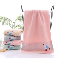 巾媒 和平鸽双条礼盒 四色可选 柔软舒适 35*75 100g 米色+粉色 一份