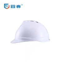 固赛 Virgo V1安全帽 GA1201-白色 透气款 HDPE材质插片式调节抗冲击防穿刺 建筑工地工程施工