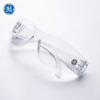通用电气/GE J2102 劳保防护眼镜 透明流线型 防飞溅防冲击防起雾防刮擦防风沙眼镜