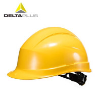 代尔塔 石英3型 工地安全帽 头盔防砸吸汗 石英3型(102008) 黄色