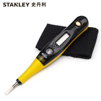 史丹利 66-133-23 高级数显测电笔130MM电工用多功能漏电检测笔220V验电笔试电笔一件 (五件起订)