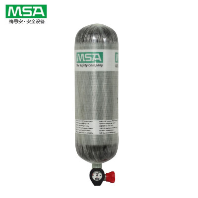梅思安 AX2100正压式空气呼吸器气瓶 10121837 带表BTIC碳纤气瓶6.8L 一个