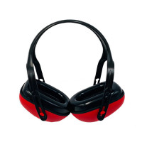 耐呗斯 NBS3205 29dB隔音降噪耳罩 可调节头戴式防噪音睡眠耳机 红色 1副一盒