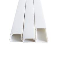 pvc线槽2米/24*14厚明装墙面明线线槽家用室内装饰走线槽方形塑料带胶 一根(实际发货1米一根)