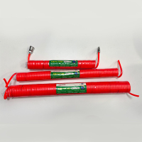 赫德世嘉(HEARDSGA)气动弹簧管气管软管伸缩PU螺旋风管带快速接头气线气绳弹簧管8X12(不含接头)12米
