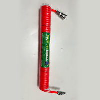 赫德世嘉(HEARDSGA)气动弹簧管空压机气泵气管软管伸缩PU螺旋风管带快速接头气线气绳弹簧管5x8 (不含接头)6米
