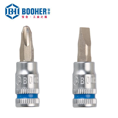 宝合(BOOHER)6.3MM系列十字形旋具套筒#1 2320210