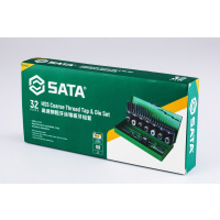 世达(SATA) 32件高速钢粗牙丝锥板牙组套 (SA50452)