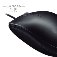 兰赞(LANZAN) USB连接台式笔记本电脑家用办公有线鼠标
