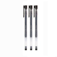 uni 学生用考试黑色水笔中性笔大容量笔0.5mm 12支装