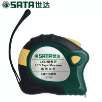 世达(SATA) LED带灯不锈钢卷尺(SA91347)