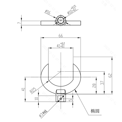 定制管接头紧固扳手头41mm