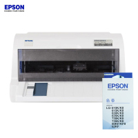 爱普生(EPSON) LQ-615KII 平推票据针式打印机 税务发票打印机 82列 替代610K/615K 官方标配