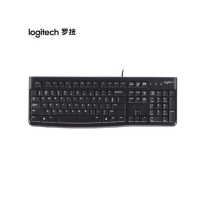 罗技 (Logitech) 有线键盘 K120 (单个装)-(个)