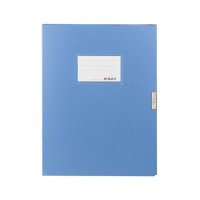 晨光(M&G) 文具A4档案盒办公粘扣资料盒文件收纳盒加厚PP材质 蓝色 35mm经济型档案盒 ADM95288 1个