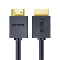 联想(Lenovo) HDMI高清线视频线电脑投影仪连接数据线 5米 黑色