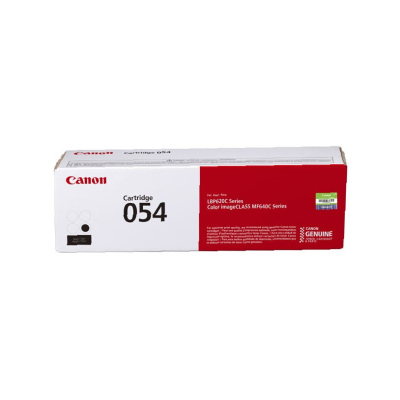 佳能(Canon)CRG054原装硒鼓黑色单支装,适用彩色黑白打印机LBP623Cdw/623Cdn/621Cw