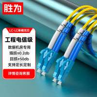 胜为(SHENGWEI)FSC-107电信级光纤跳线 LC-LC单模双芯入户光纤线 3米