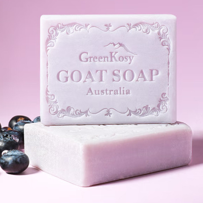 绿色溪谷(Greenkosy) 澳洲蓝莓羊奶皂100g两块装