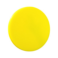Kebi pe树脂食品级圆形菜板 直径43cm 厚度8cm 黄色 单个装