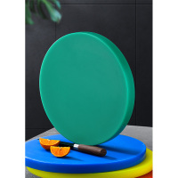 Kebi pe树脂食品级圆形菜板 直径43cm 厚度8cm 绿色 单个装