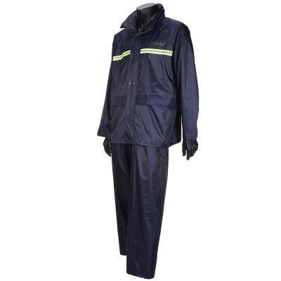 天堂伞 双层夜光型雨衣套装N211-7AX 藏青色 单套装 备注尺码(S-XXXL)