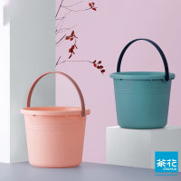 茶花(CHAHUA) 轻漾手提水桶洗衣桶储水桶117001 14.4L 颜色随机 单个装