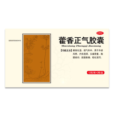 TAIJI 太极 藿香正气胶囊 0.3克*24粒/盒 单盒装