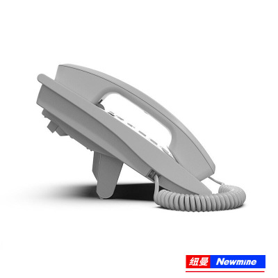 纽曼(Newmine)HA1898TSD-818商务办公电话机 固话 座机 超清免提自动收线 耳机通话 单台装
