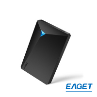 忆捷(EAGET)1TB USB3.0移动硬盘G20 2.5英寸文件数据备份存储安全高速防震黑色 单个装