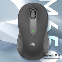 罗技(Logitech)无线蓝牙鼠标 双模 M650L 黑色 单个装